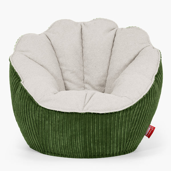 Zitzakstoel Natalia Sacco - Boucle & Corduroy Bosgroen 01