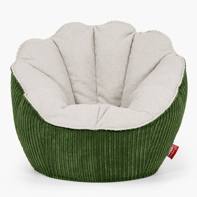 Zitzakstoel Natalia Sacco - Boucle & Corduroy Bosgroen 01