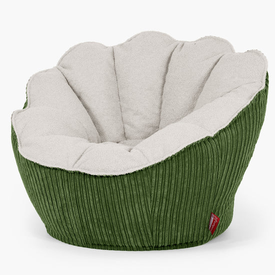 Zitzakstoel Natalia Sacco - Boucle & Corduroy Bosgroen 02