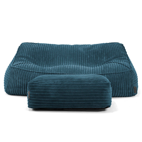 Zitzakbank Sloucher - Corduroy Marineblauw 02
