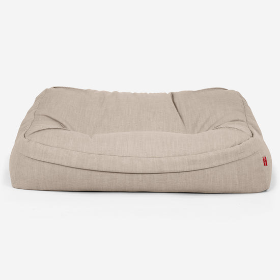 Zitzakbank Sloucher - Linnen Look Crème 02