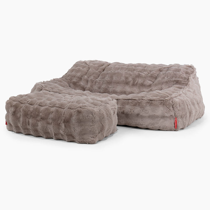 Zitzakbank Sloucher - Namaakbont Bubble Mink 03