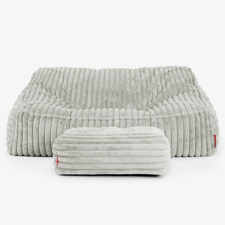 Zitzakbank Sloucher - Ultra Pluche Corduroy Saliegroen 03