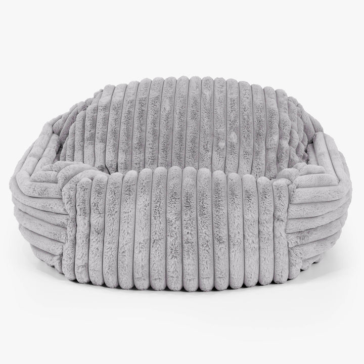Zitzakfauteuil Sabine - Ultra Pluche Corduroy Grijs 02