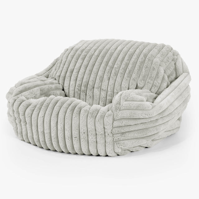 Zitzakfauteuil Sabine - Ultra Pluche Corduroy Saliegroen 01