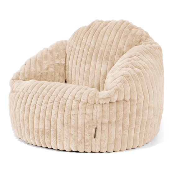 Zitzakstoel Bubble - Ultra Pluche Corduroy Crème 04