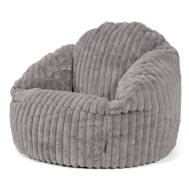 Zitzakstoel Bubble - Ultra Pluche Corduroy Grijs 04