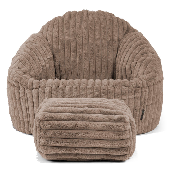 Zitzakstoel Bubble - Ultra Pluche Corduroy Mink 02