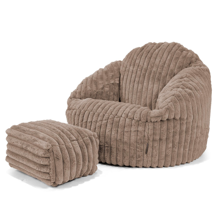 Zitzakstoel Bubble - Ultra Pluche Corduroy Mink 03