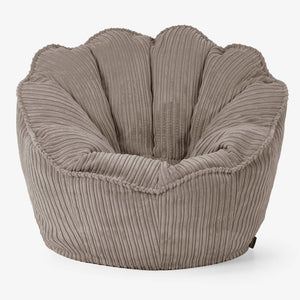 Zitzakstoel Natalia Sacco - Corduroy Beigegrijs