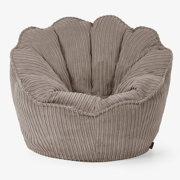 Zitzakstoel Natalia Sacco - Corduroy Beigegrijs 01