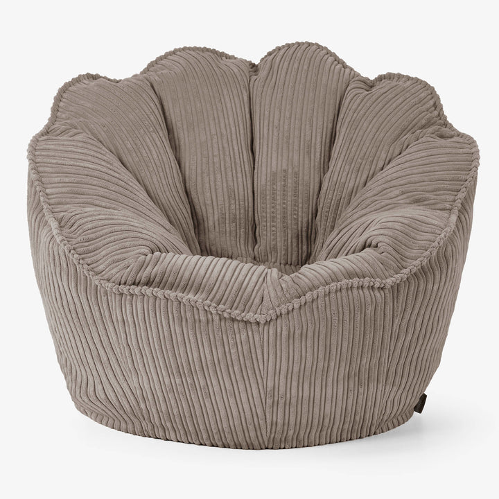 Zitzakstoel Natalia Sacco - Corduroy Beigegrijs 01