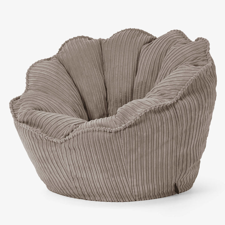 Zitzakstoel Natalia Sacco - Corduroy Beigegrijs 02