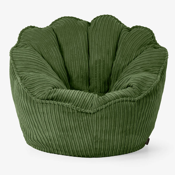 Zitzakstoel Natalia Sacco - Corduroy Bosgroen 01