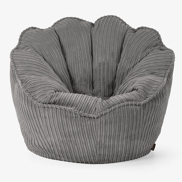 Zitzakstoel Natalia Sacco - Corduroy Graphite Grijs 01