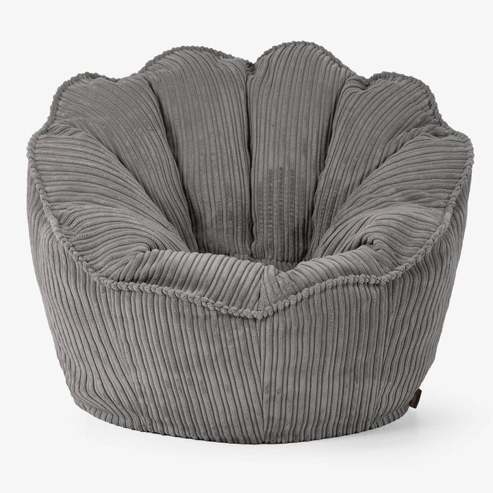Zitzakstoel Natalia Sacco - Corduroy Graphite Grijs 01