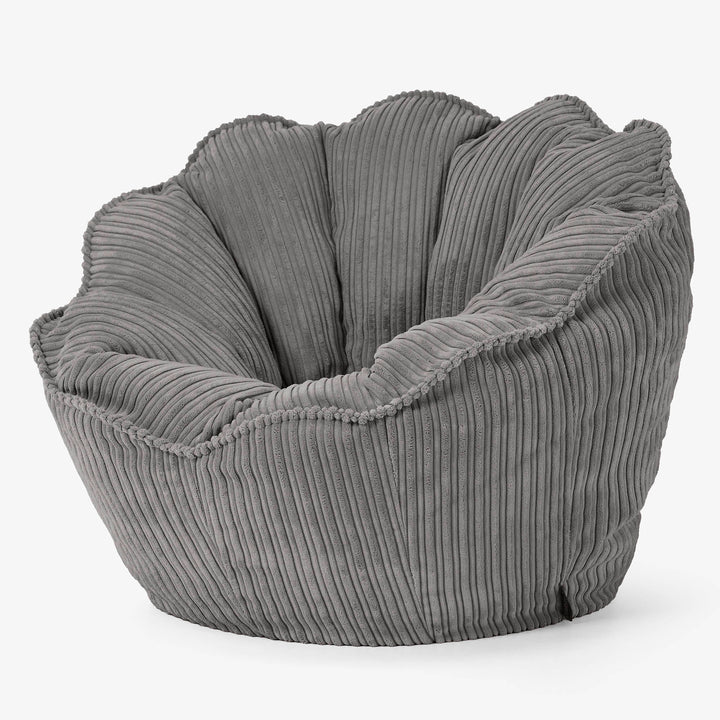 Zitzakstoel Natalia Sacco - Corduroy Graphite Grijs 02