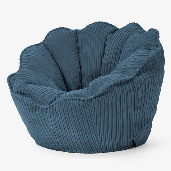 Zitzakstoel Natalia Sacco - Corduroy Marineblauw 02