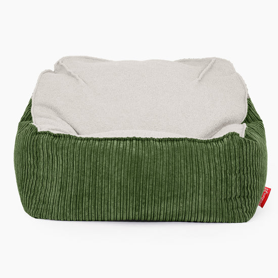Zitzakstoel Sloucher - Boucle & Corduroy Bosgroen 02