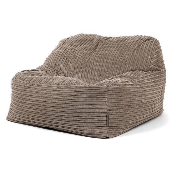 Zitzakstoel Sloucher - Corduroy Beigegrijs 01