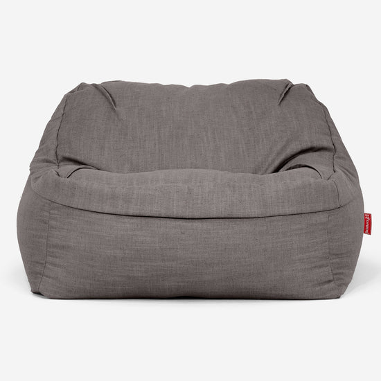 Zitzakstoel Sloucher - Linnen Look Leisteengrijs 02