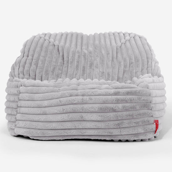 Zitzakstoel Sloucher - Ultra Pluche Corduroy Grijs 02