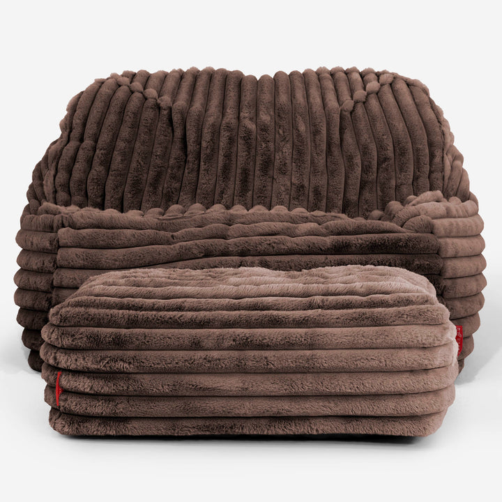 Zitzakstoel Sloucher - Ultra Pluche Corduroy Sabel 03