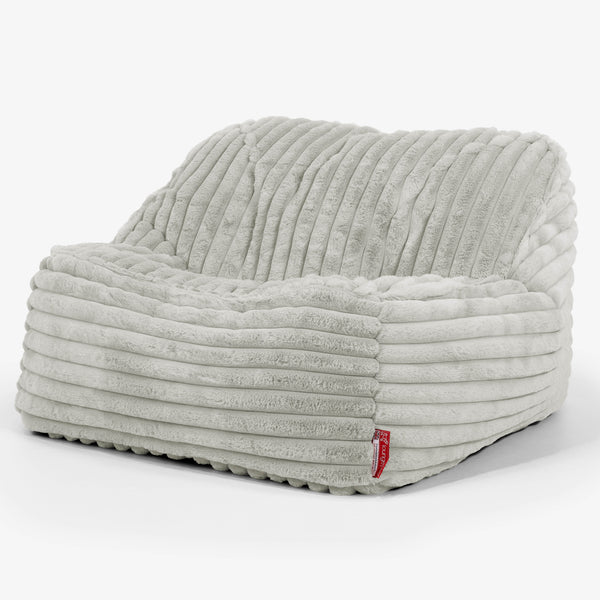 Zitzakstoel Sloucher - Ultra Pluche Corduroy Saliegroen 01