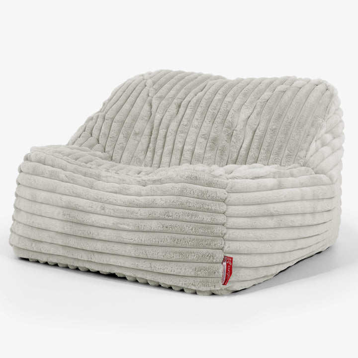Zitzakstoel Sloucher - Ultra Pluche Corduroy Saliegroen 01