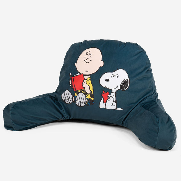 Snoopy Leeskussen met Hoge Rugsteun - Snoopy & Charlie Brown 01