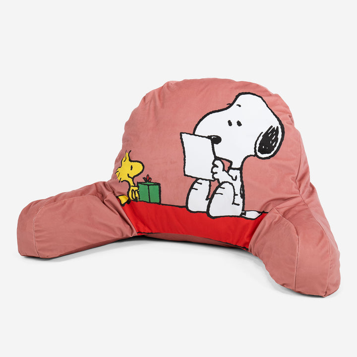 Snoopy Leeskussen met Hoge Rugsteun - Snoopy & Woodstock 01