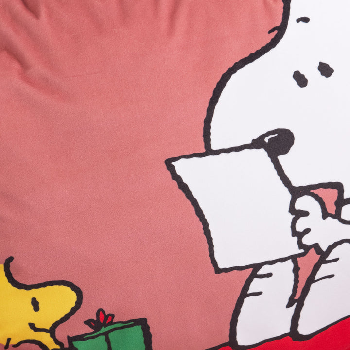Snoopy Leeskussen met Hoge Rugsteun - Snoopy & Woodstock 02