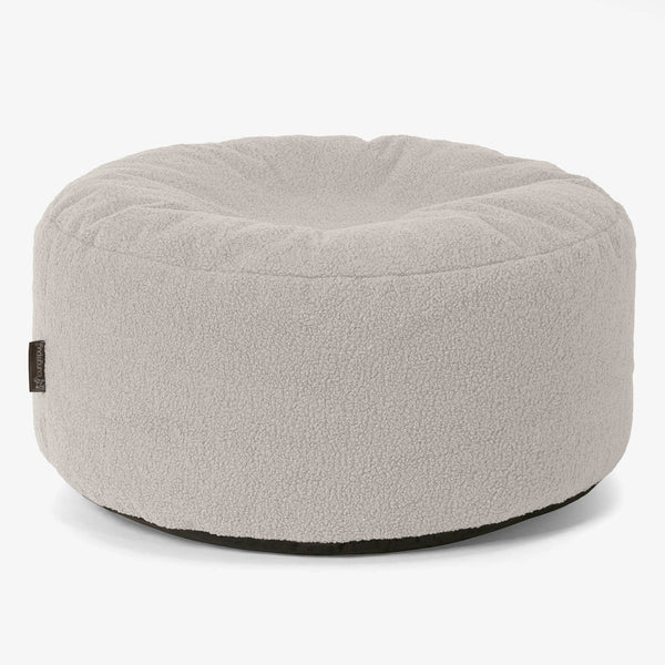 Ronde Poef - Boucle Ivoor 01