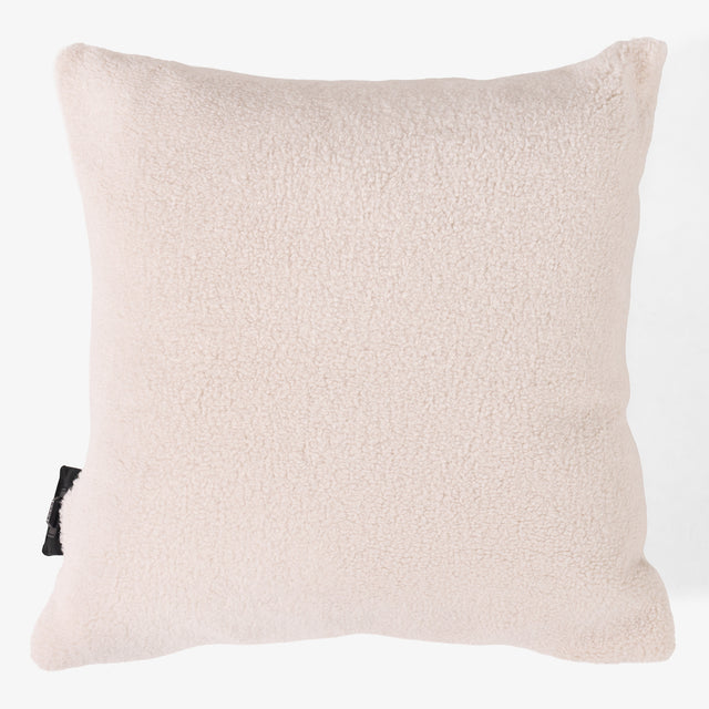 Warmtekussen 45 x 45cm - Sherpa Crème 01