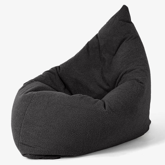Zitzak Vloerkussen XL - Boucle Graphite Grijs 02