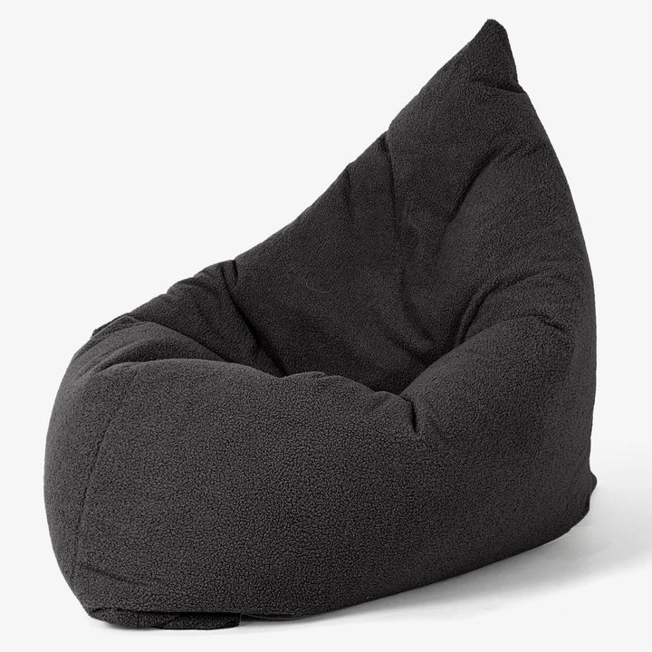 Zitzak Vloerkussen XL - Boucle Graphite Grijs 02