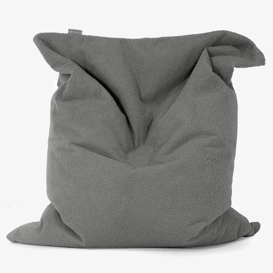 Zitzak Vloerkussen XL - Boucle Grijs 01
