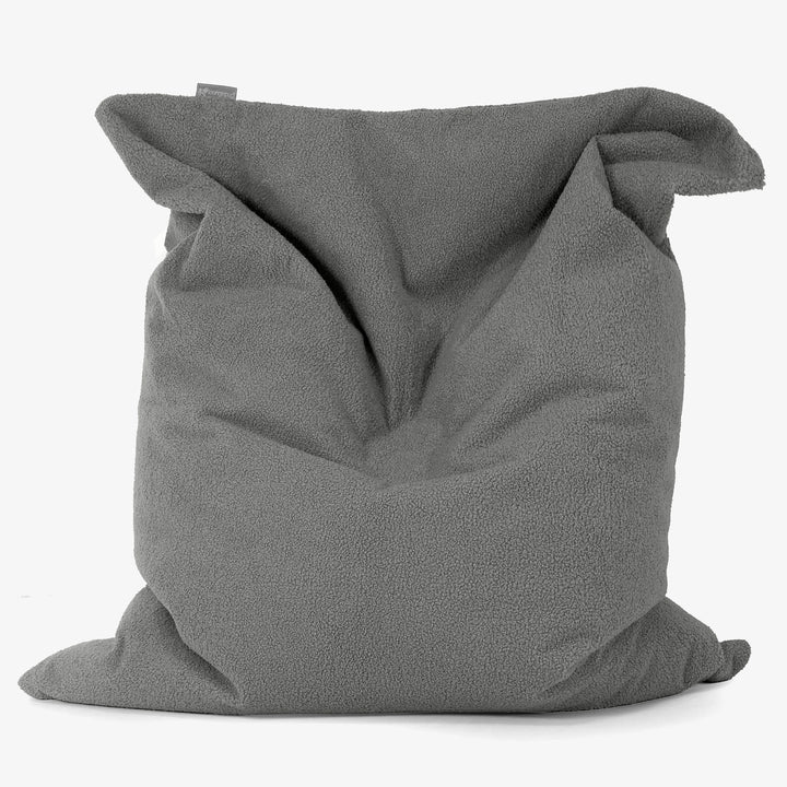 Zitzak Vloerkussen XL - Boucle Grijs 01