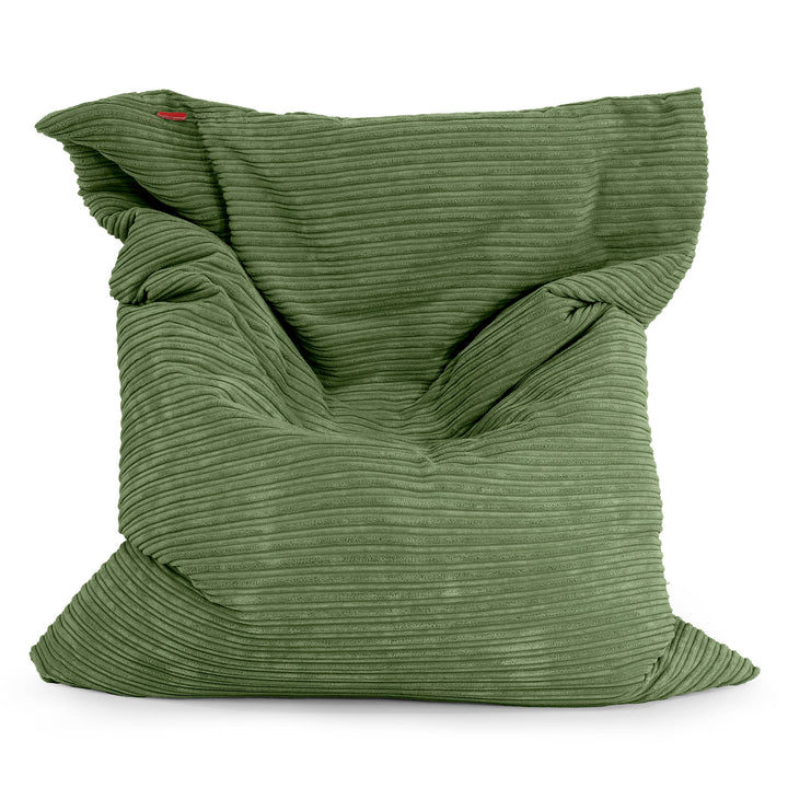 Zitzak Vloerkussen XL - Corduroy Bosgroen 01