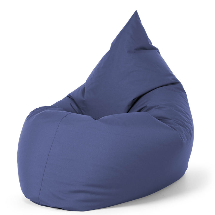 Zitzak Vloerkussen XL - Gemakkelijk Onderhoud Buiten Marineblauw 02