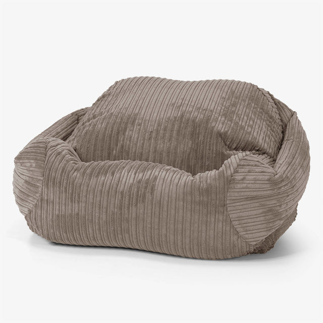 Zitzakfauteuil Sabine - Corduroy Beigegrijs 01