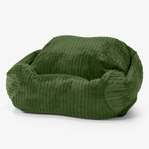 Zitzakfauteuil Sabine - Corduroy Bosgroen