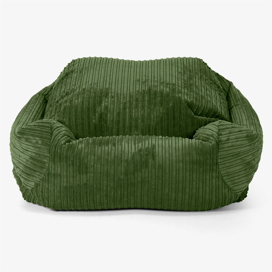 Zitzakfauteuil Sabine - Corduroy Bosgroen 02