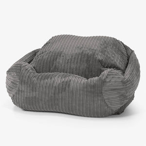 Zitzakfauteuil Sabine - Corduroy Graphite Grijs