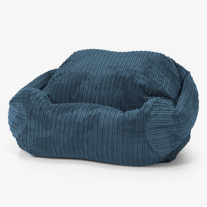Zitzakfauteuil Sabine - Corduroy Marineblauw