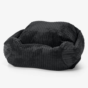 Zitzakfauteuil Sabine - Corduroy Zwart