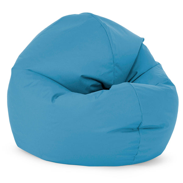 Zitzakstoel Flexforma Junior voor Kinderen 2-14 jaar oud - Gemakkelijk Onderhoud Buiten Turquoiseblauw 01