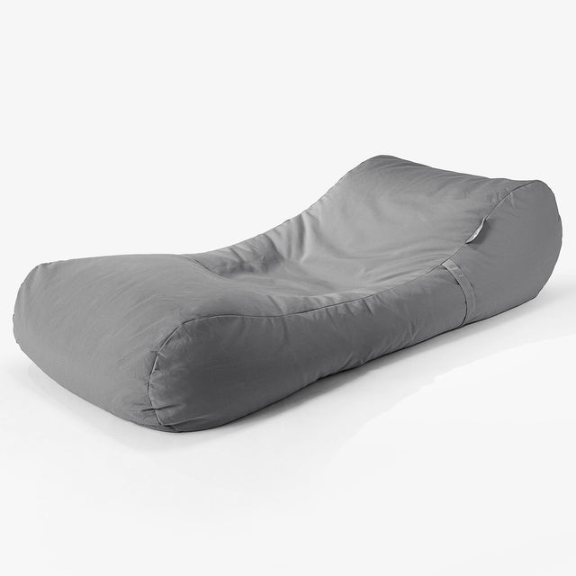 SoleiStorm™ Ultra 2000 h+ Chaise Longue Zitzak - Olefin Middengrijs 01
