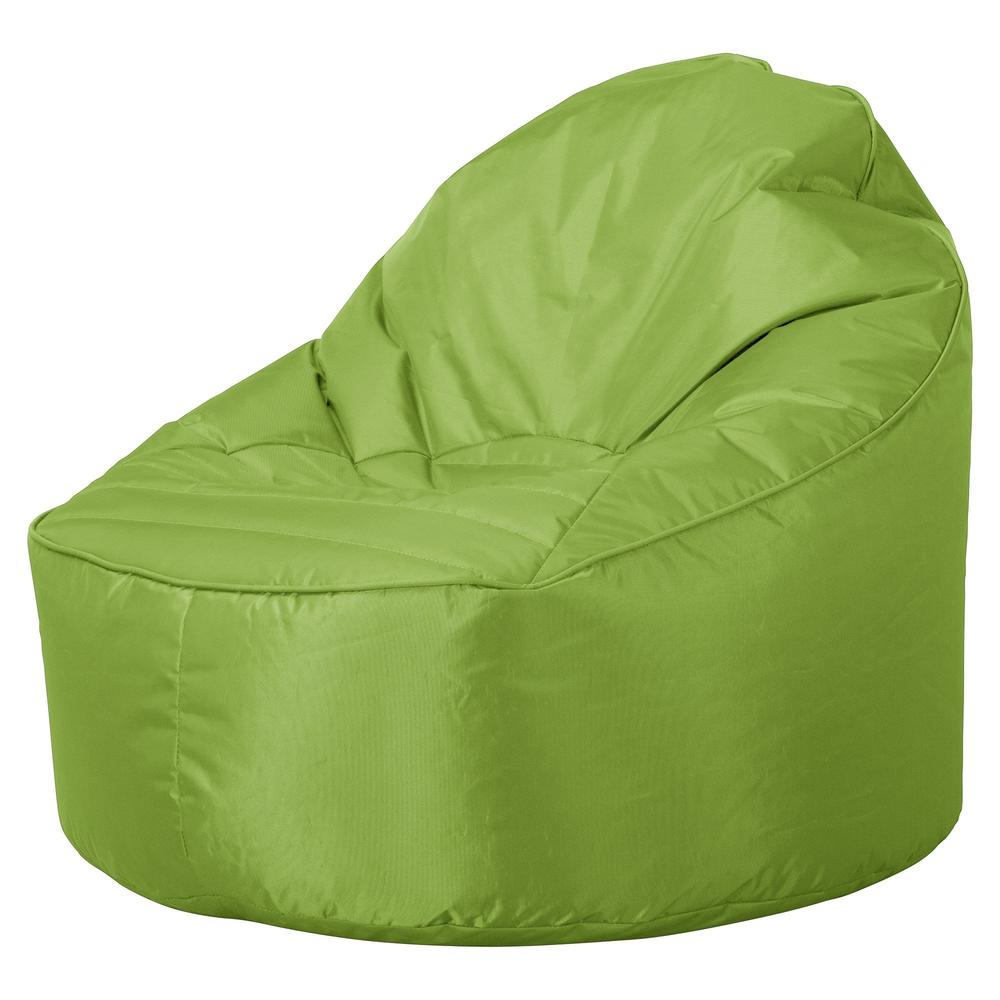 Zitzak Stoel met Zachte Bekleding voor Kinderen 2-6 jaar oud - SmartCanvas™ Limoengroen 01