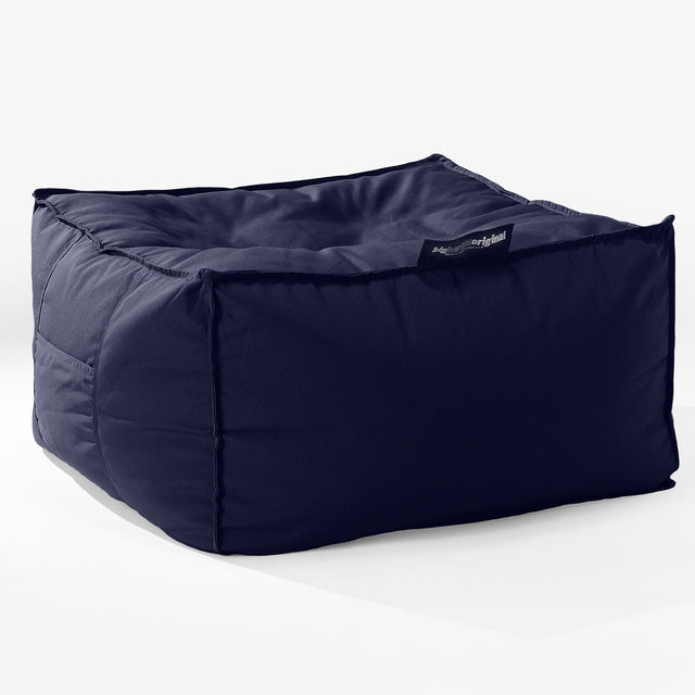SoleiStorm™ Ultra 2000 h+ Grote Vierkanten Poef - Olefin Marineblauw 01
